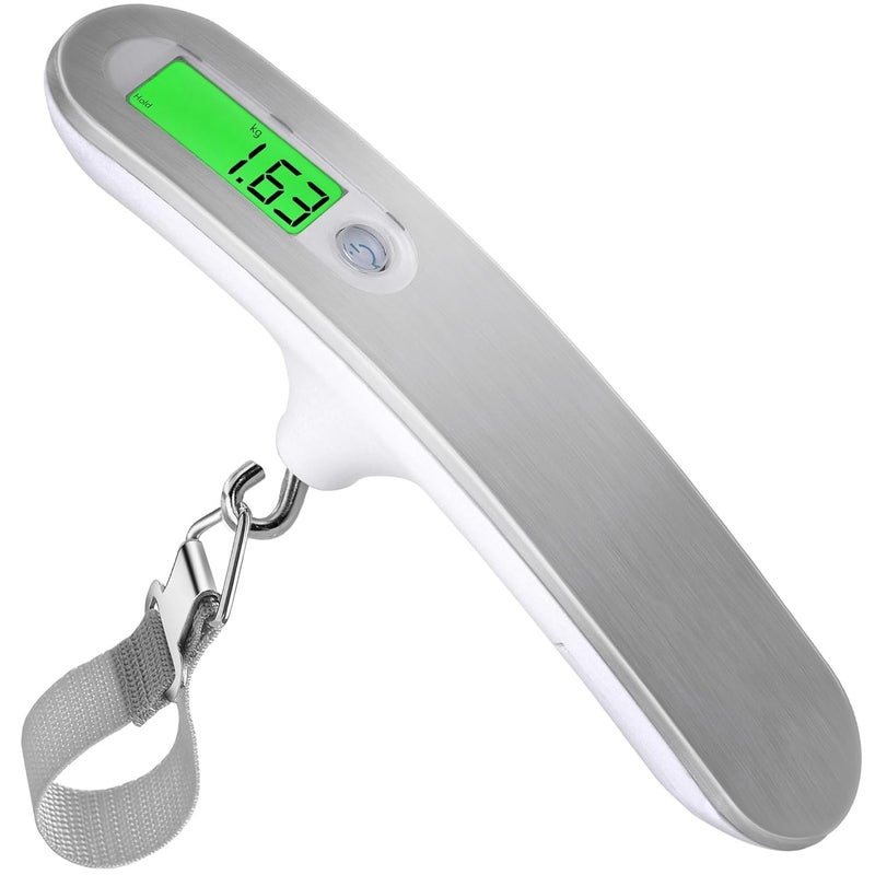 VOPOCO 110 lbs Luggage Weight Scale Digital High Precision Scale Portable Handheld Scale with g/oz/kg/lb Travel Accessories Scale Luggage Scale Cover Backlit LCD Display - Image 1